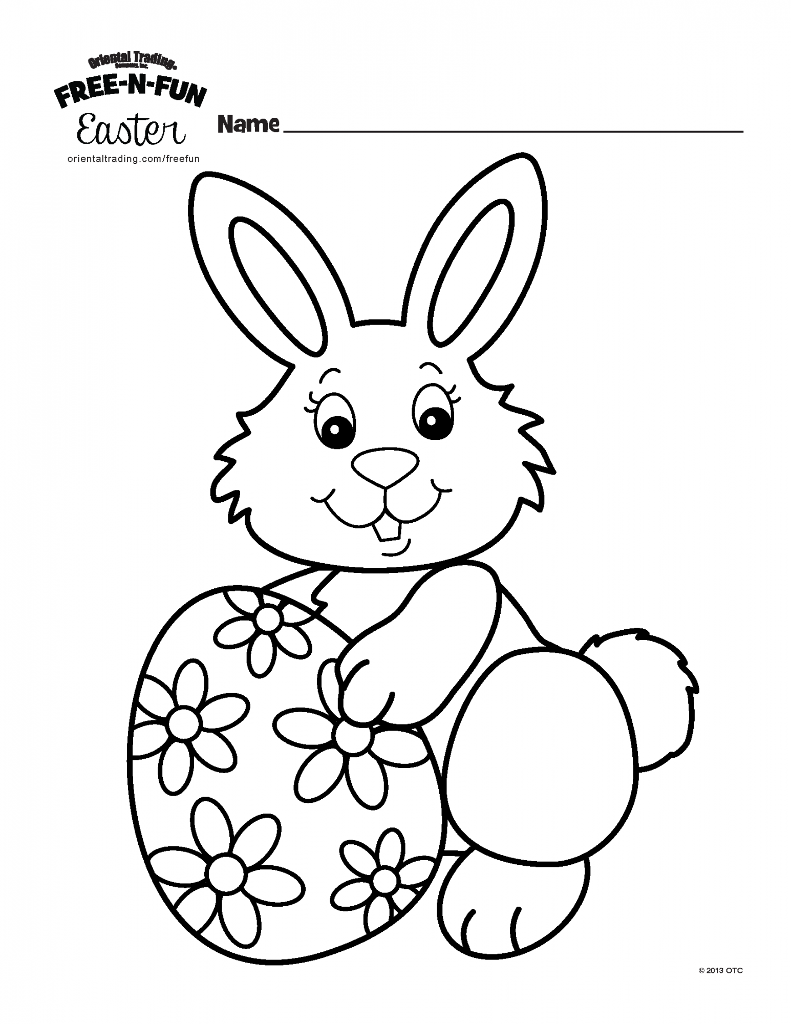 Coloring Pages Easter Bunny - 213+ SVG File for Silhouette